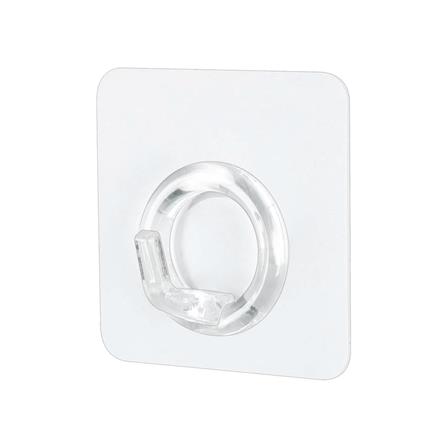 ขอแขวนกลมใสติดเทปกาว DEHUB VMH1O-CC60 สีใส_0