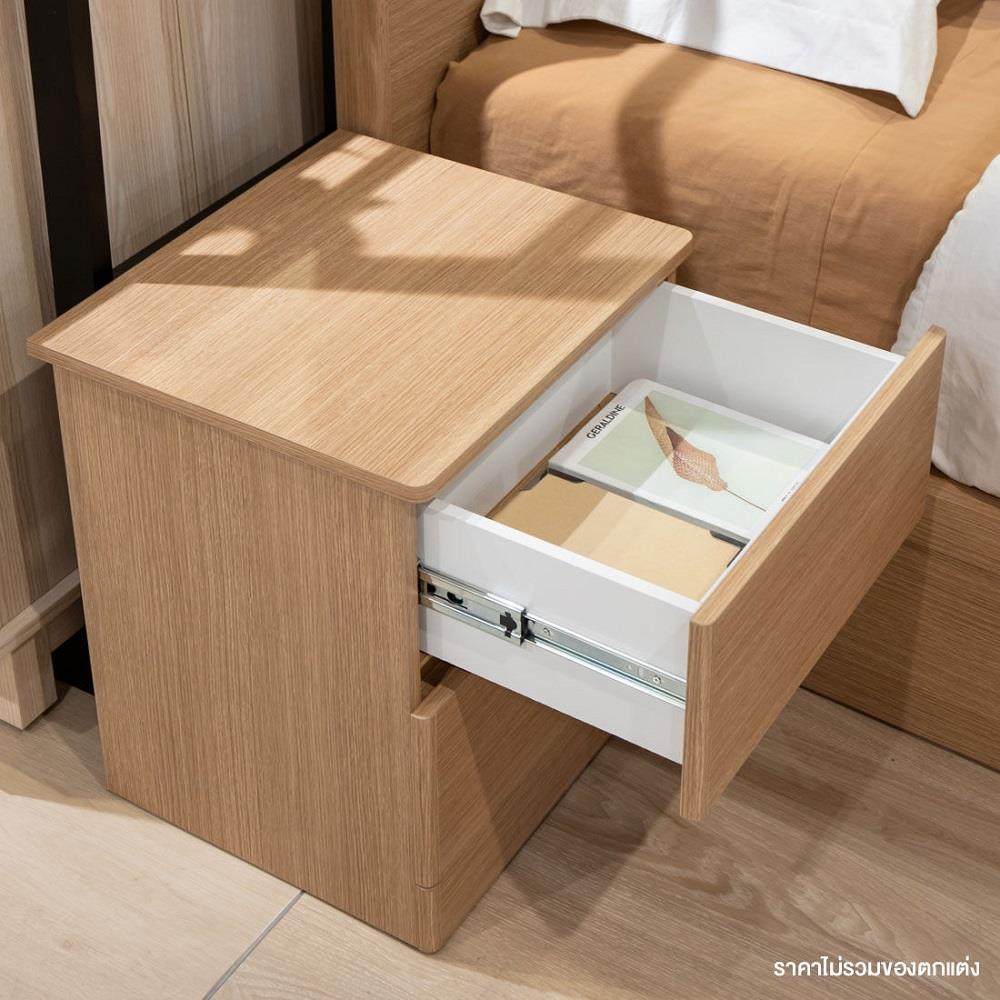 ชุดห้องนอน 3.5 ฟุต KONCEPT TOMO 59063887 สีแคชชูโอ๊ค