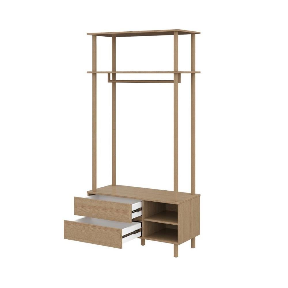 ชุดห้องนอน 3.5 ฟุต KONCEPT TOMO 59063887 สีแคชชูโอ๊ค