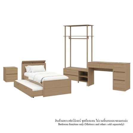 ชุดห้องนอน 3.5 ฟุต KONCEPT TOMO 59063887 สีแคชชูโอ๊ค_0