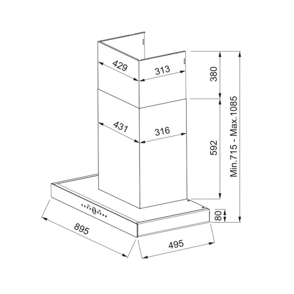 เตาฝัง+เครื่องดูดควัน FRANKE FIH6310+FT966NX