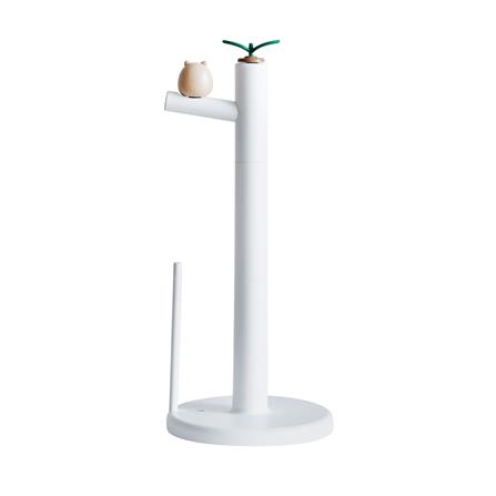 ที่ใส่ทิชชู่ม้วน MINIMAL SCULPT OWL FRIEND สีขาว_1