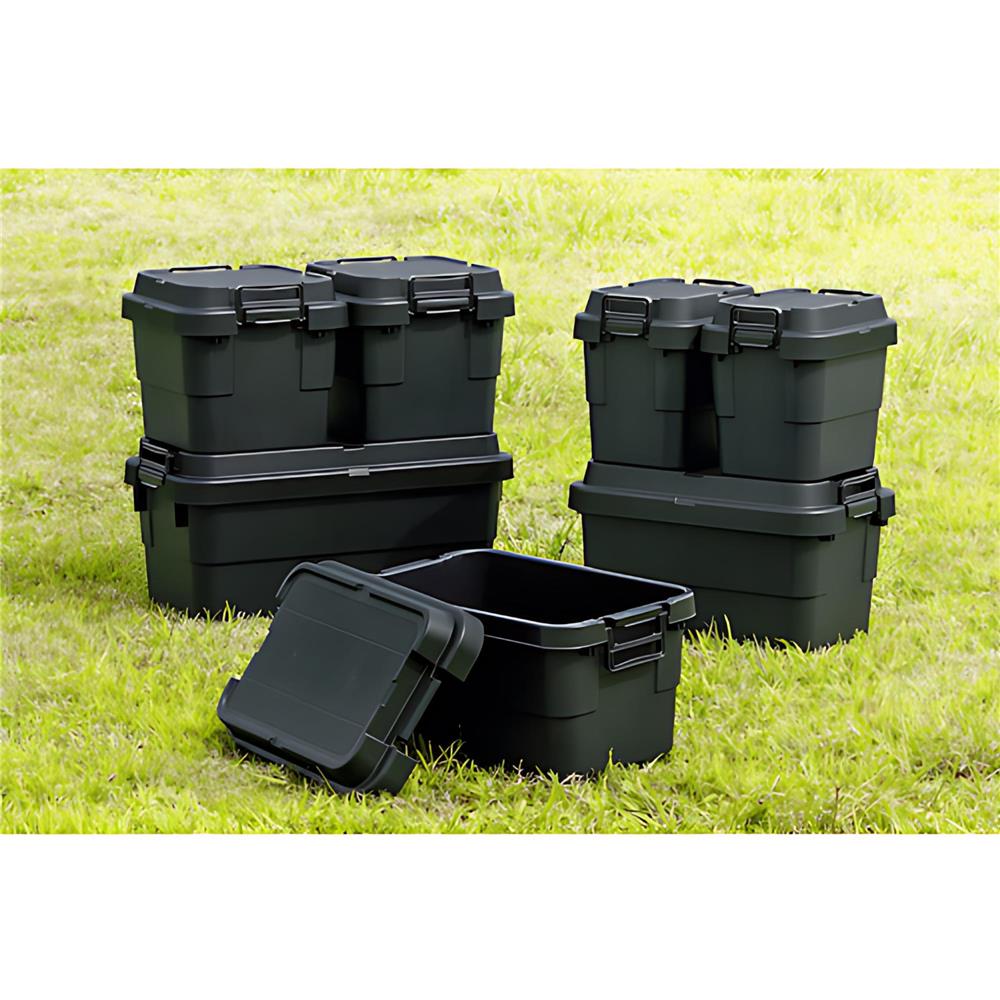 กล่องเครื่องมือ DIY TRUSCO ODCF-30 30 ลิตร สีเขียวมะกอก