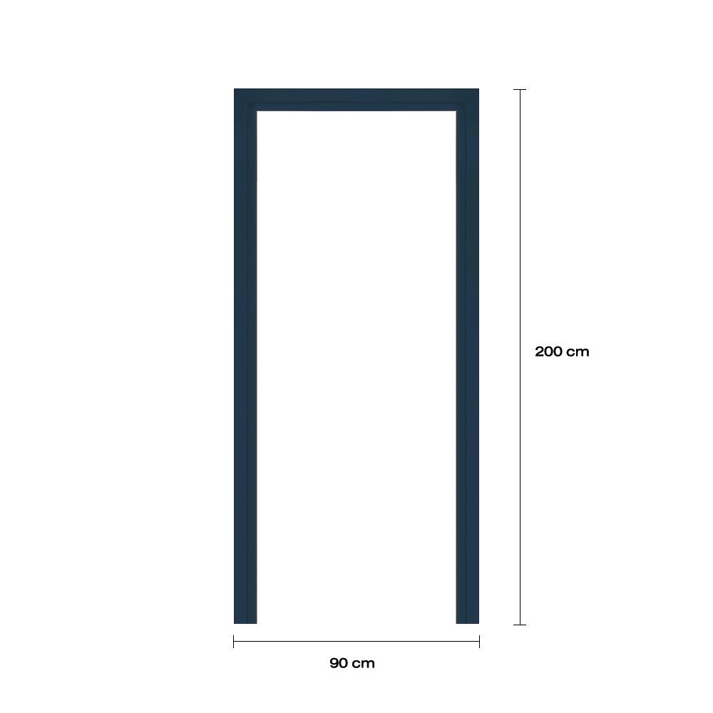 วงกบประตูโพลีสไตรีน LINEDEKOR 90x200 ซม. สีน้ำเงิน