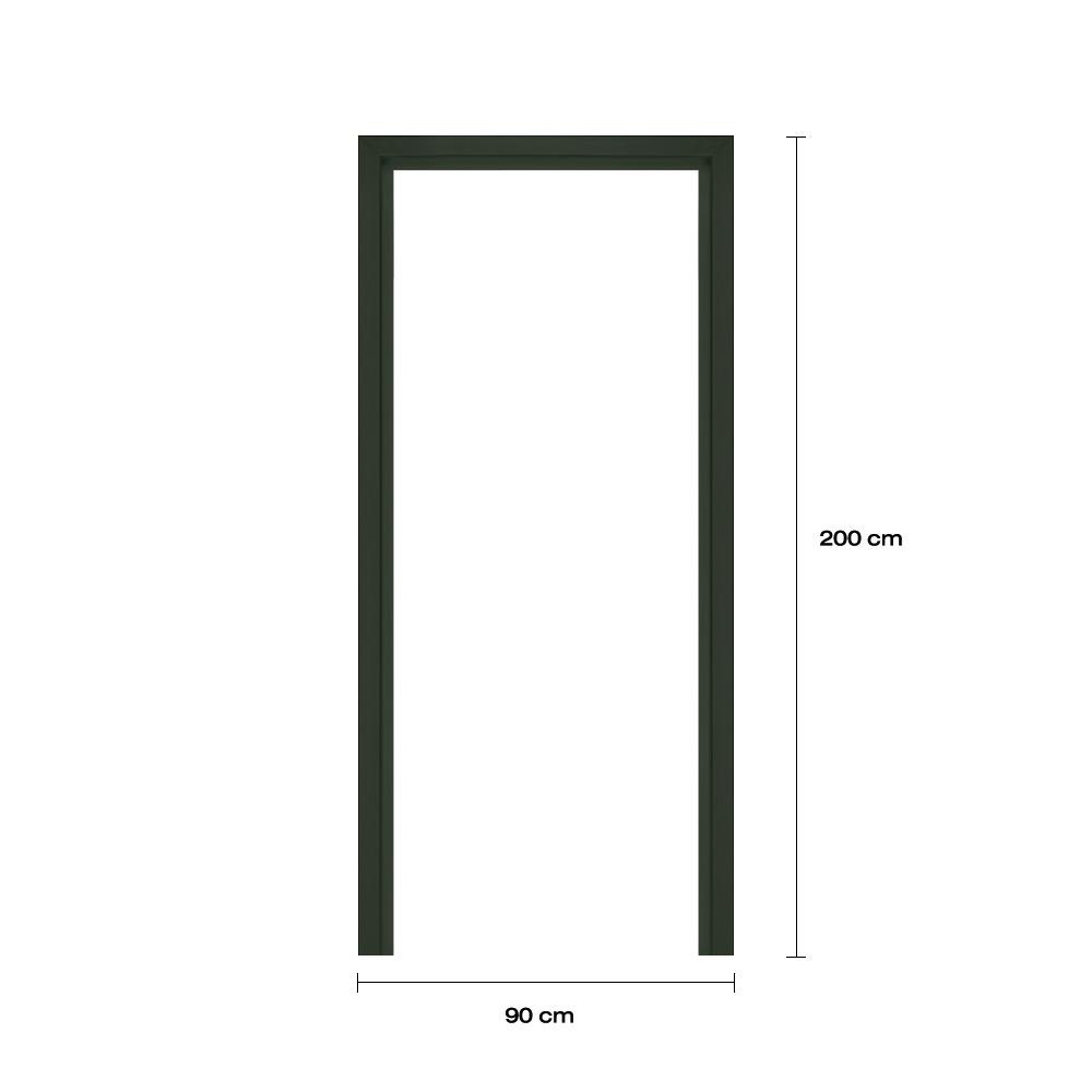 วงกบประตูโพลีสไตรีน LINEDEKOR 90x200 ซม. สีเขียว