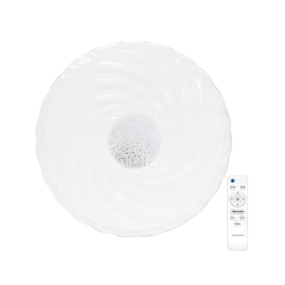 ไฟเพดาน LED RACER REMOTE BLUEDIAMOND 19.5 นิ้ว 72 วัตต์ DAYLIGHT/COOL WHITE/WARM WHITE