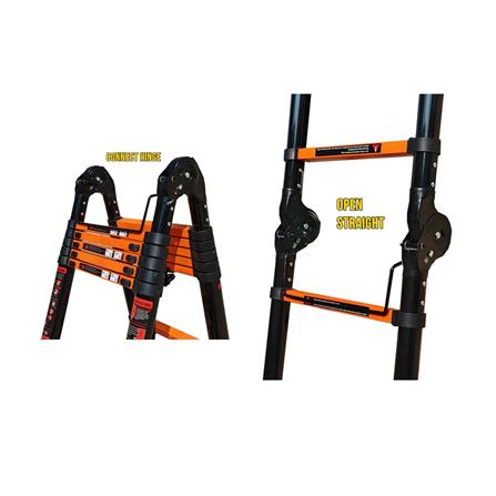 บันไดอเนกประสงค์ปรับแบบ BARCO 2x7 14 ขั้น สีดำ_7