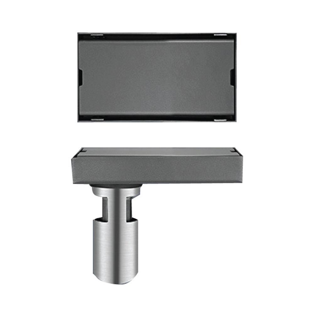 รางน้ำทิ้ง CASSA CL0184 20 ซม. สีดำ