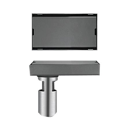 รางน้ำทิ้ง CASSA CL0184 20 ซม. สีดำ_0