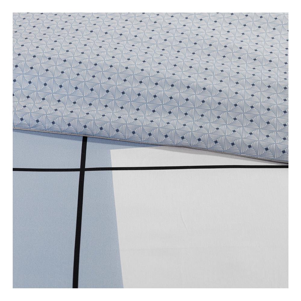 ชุดผ้าปูที่นอน 5 ฟุต (ชุด 7 ชิ้น) SANTAS COTTON USA BLUORA BL