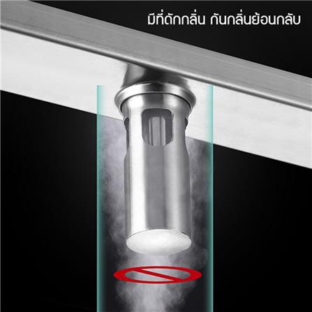 รางน้ำทิ้ง CASSA CL0191 60 ซม. สีเงิน_3