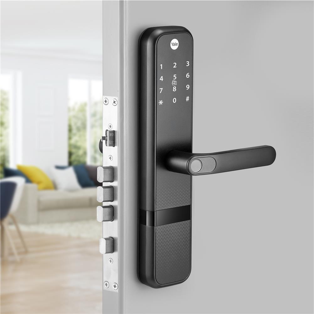 กลอนประตูดิจิตอล YALE ZURI สีดำ