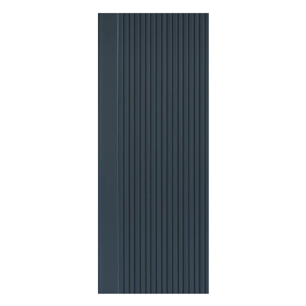 ประตูภายในโพลีสไตรีน ไม่เจาะลูกบิด LINEDEKOR VERTICAL 80x200 ซม. สีน้ำเงิน