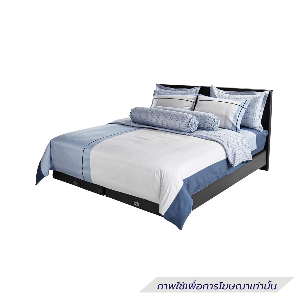 ชุดผ้าปูที่นอน 6 ฟุต (ชุด 7 ชิ้น) SANTAS COTTON USA BLUORA BL