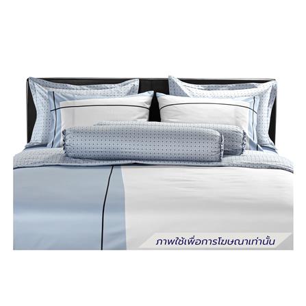 ชุดผ้าปูที่นอน 6 ฟุต (ชุด 7 ชิ้น) SANTAS COTTON USA BLUORA BL_2