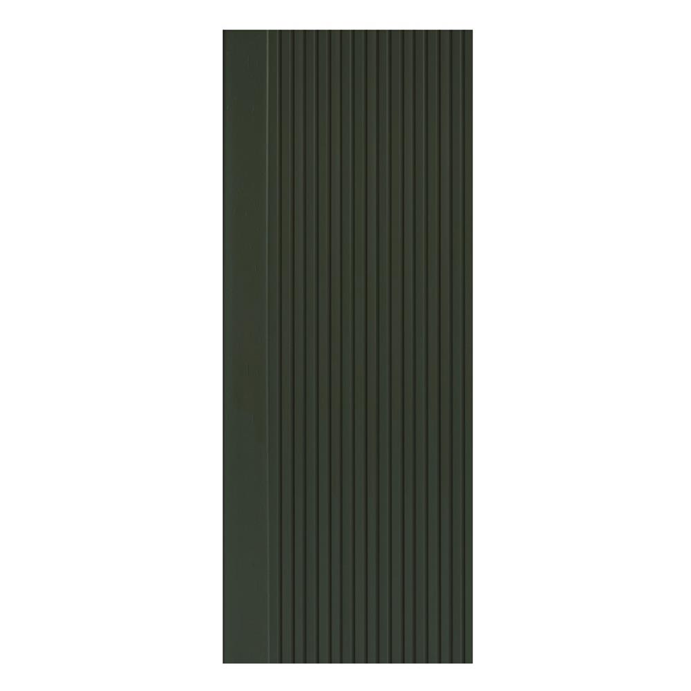 ประตูภายในโพลีสไตรีน ไม่เจาะลูกบิด LINEDEKOR VERTICAL 80x200 ซม. สีเขียว