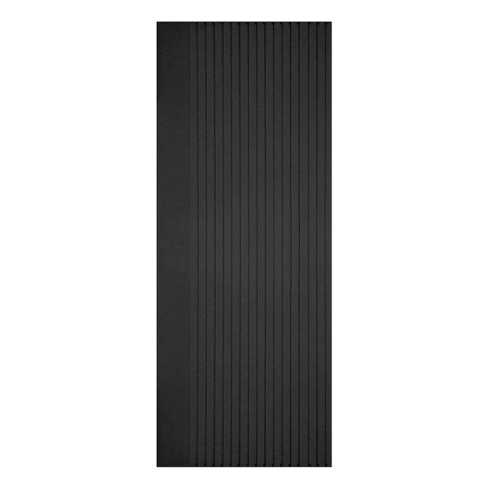ประตูภายในโพลีสไตรีน ไม่เจาะลูกบิด LINEDEKOR VERTICAL 70x200 ซม. สีดำ