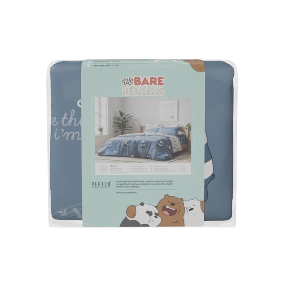 ชุดผ้าปูที่นอน 5 ฟุต (ชุด 3 ชิ้น) PERICO WE BARE BEARS P052