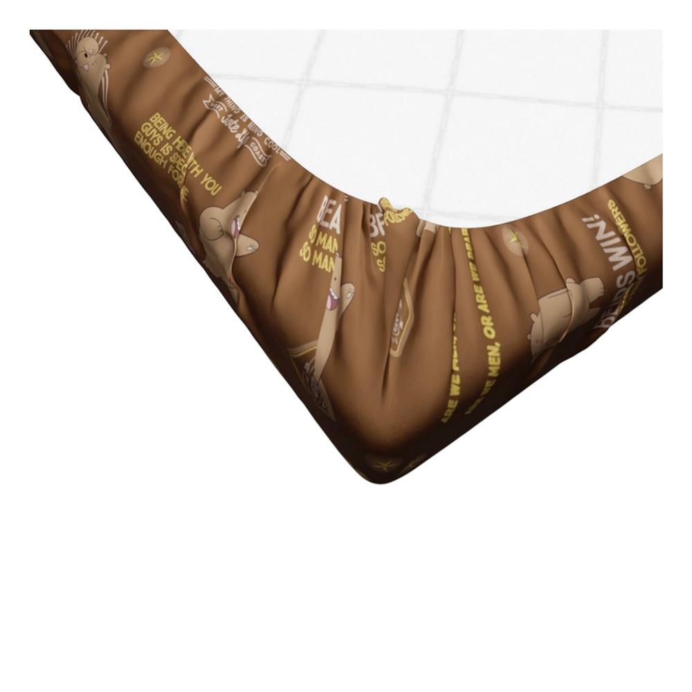 ชุดผ้าปูที่นอน 6 ฟุต (ชุด 3 ชิ้น) PERICO WE BARE BEARS P051