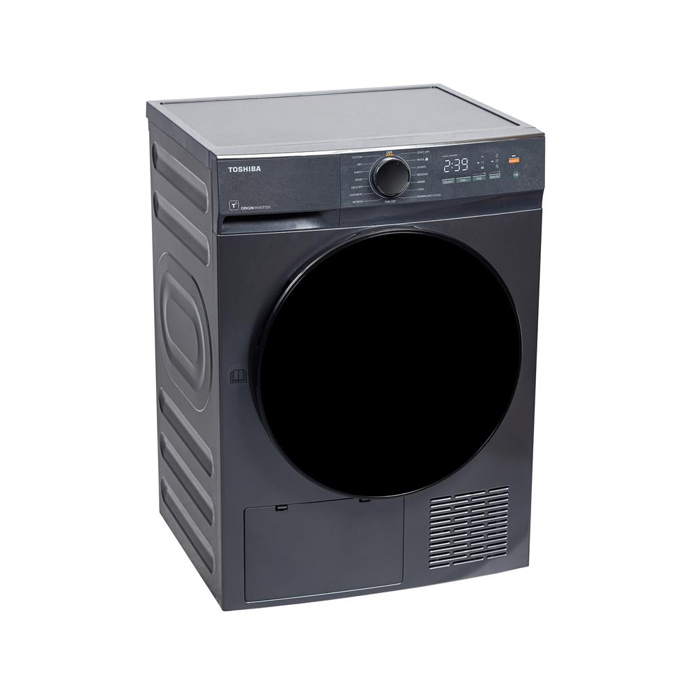 เครื่องอบผ้าฝาหน้า TOSHIBA TD-T21B90HWT(MG) 8 กก. HEAT PUMP สีเทา