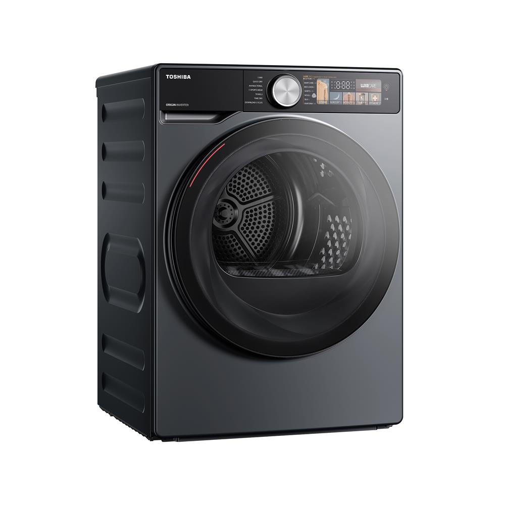 เครื่องอบผ้าฝาหน้า TOSHIBA TD-T25BS110HWT(MG) 10 กก. HEAT PUMP สีเทา