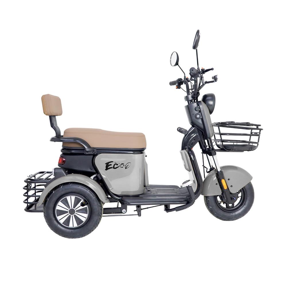 จักรยานไฟฟ้า 3 ล้อ EM EM8 สีเทา