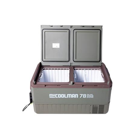 ตู้แช่แข็งพกพา MYCOOLMAN MCMR78DZ 78 ลิตร สีเขียว/น้ำตาล_1
