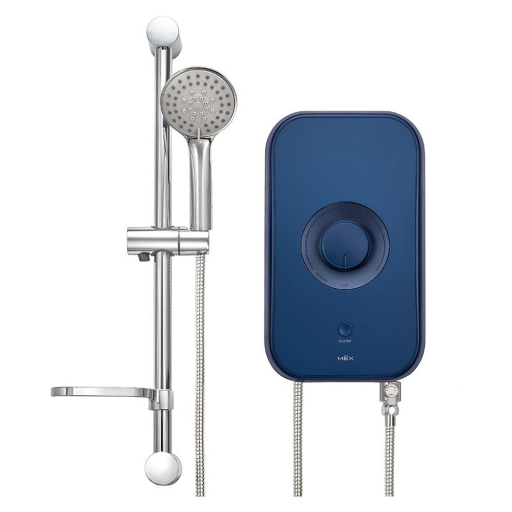 เครื่องทำน้ำอุ่น MEX CODE 35E 3500 วัตต์ สีน้ำเงิน