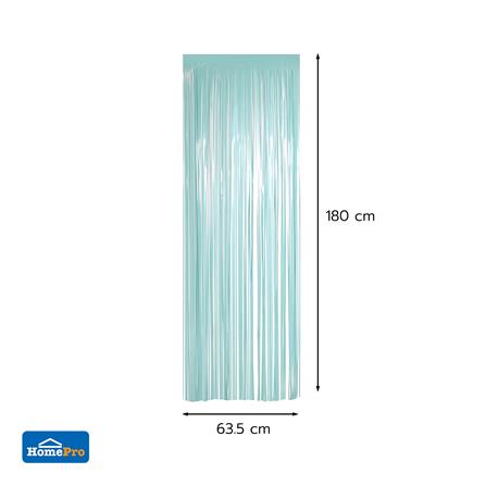 ม่านฟอยล์ตกแต่ง SNAZZ 63.5x180 ซม. สีฟ้า_3
