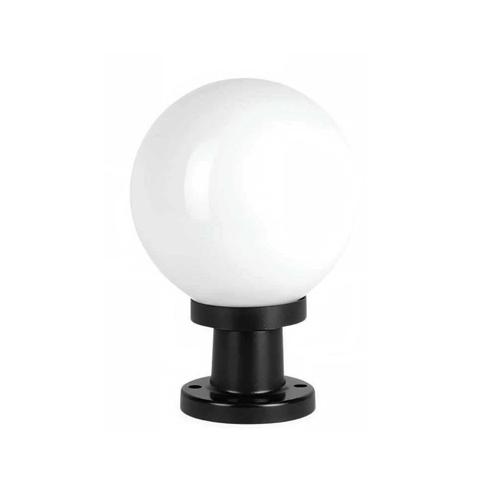 ไฟหัวเสา L&E 36-01624 สีขาว/ดำ