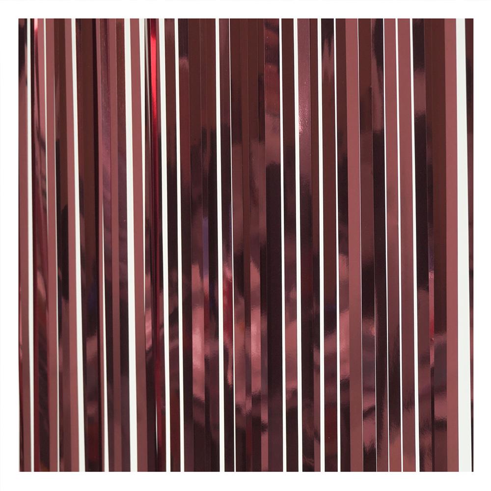 ม่านฟอยล์ตกแต่ง SNAZZ 63.5x180 ซม. สี BURGUNDY