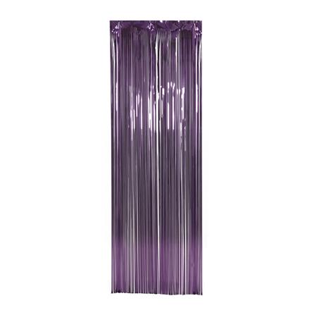 ม่านฟอยล์ตกแต่ง SNAZZ 63.5x180 ซม. สี PLUM_0