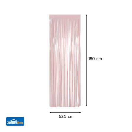 ม่านฟอยล์ตกแต่ง SNAZZ 63.5x180 ซม. สีชมพู_3