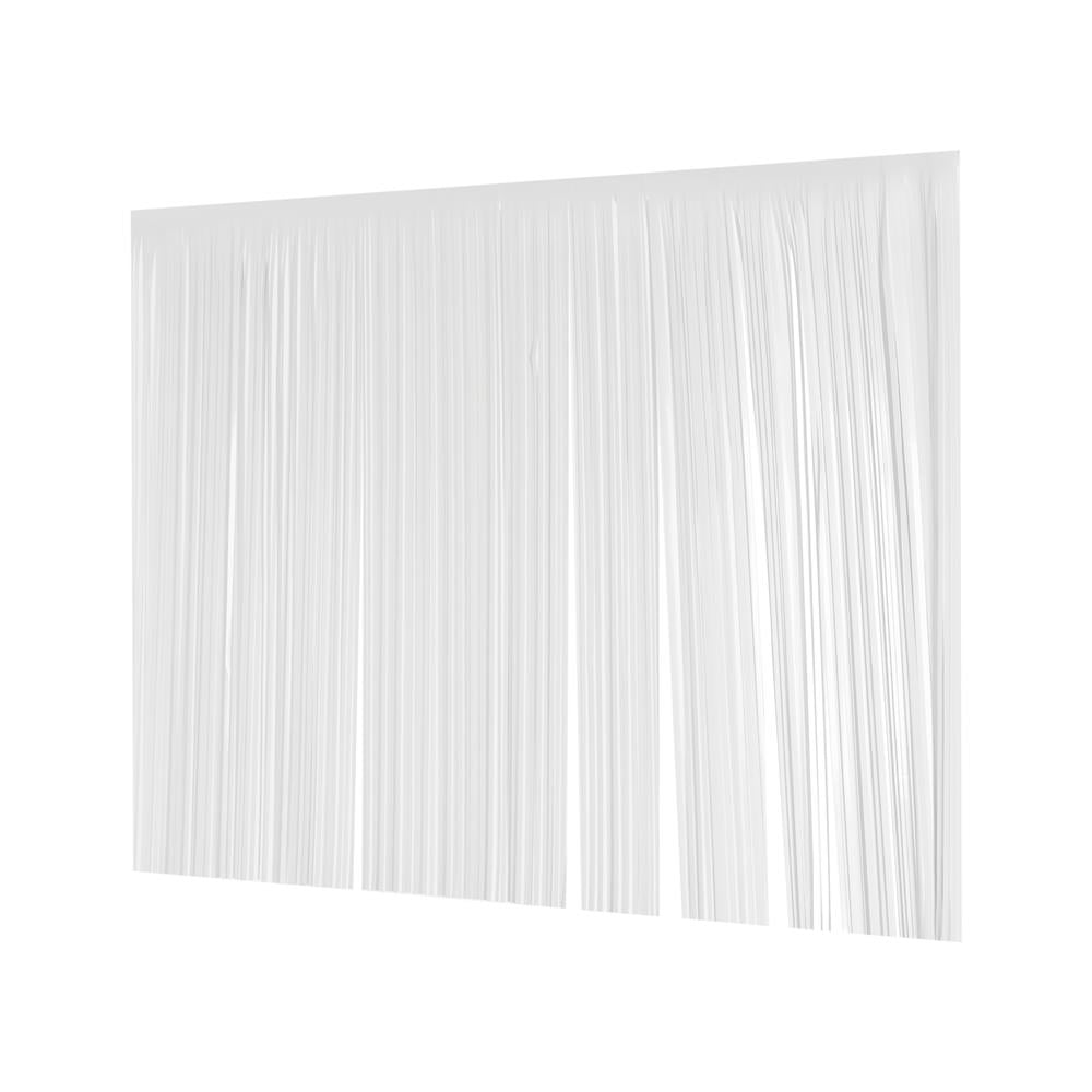 ม่านฟอยล์ตกแต่ง SNAZZ 63.5x90 ซม. สีขาว