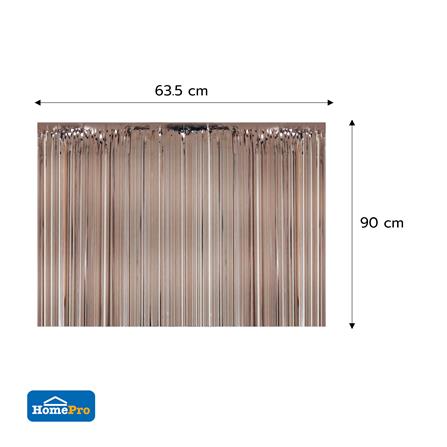ม่านฟอยล์ตกแต่ง SNAZZ 63.5x90 ซม. สี ROSE GOLD_3