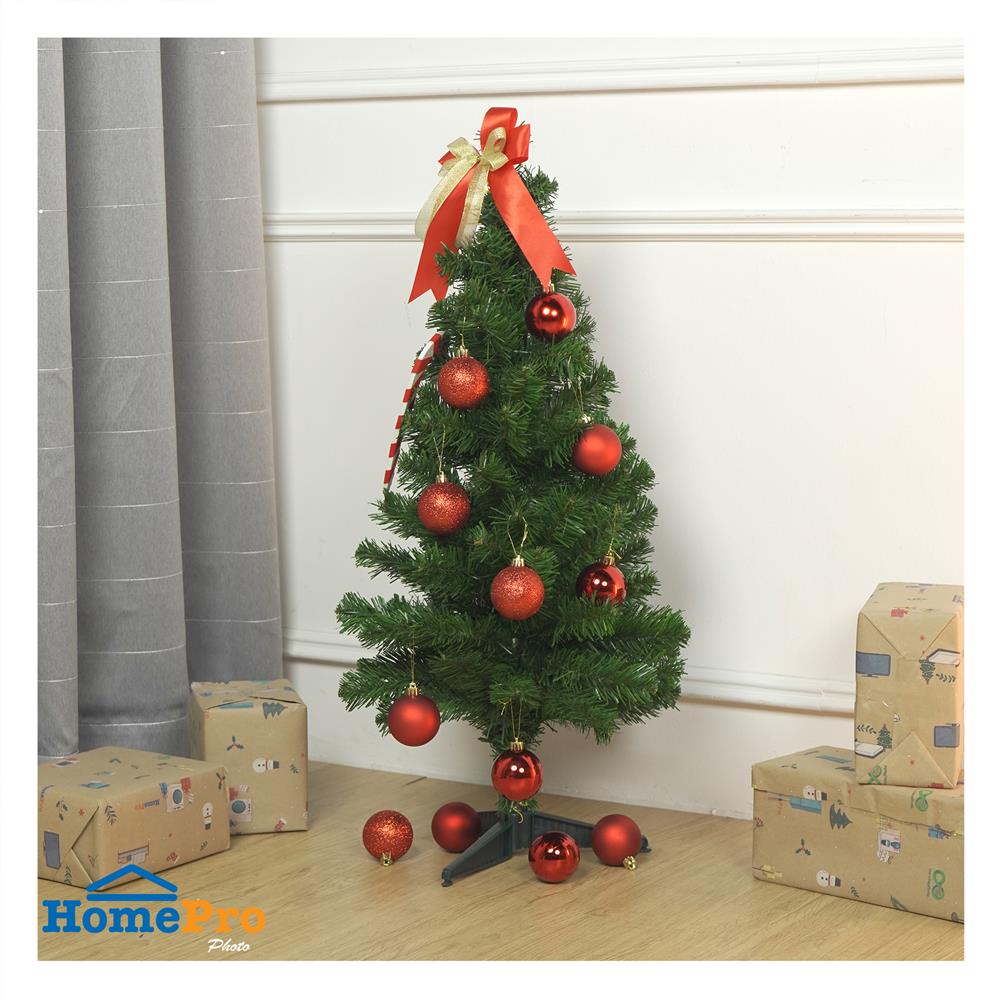 ชุดบอลตกแต่ง SNAZZ 6 ซม. สีแดง (แพ็ก 12 ชิ้น)