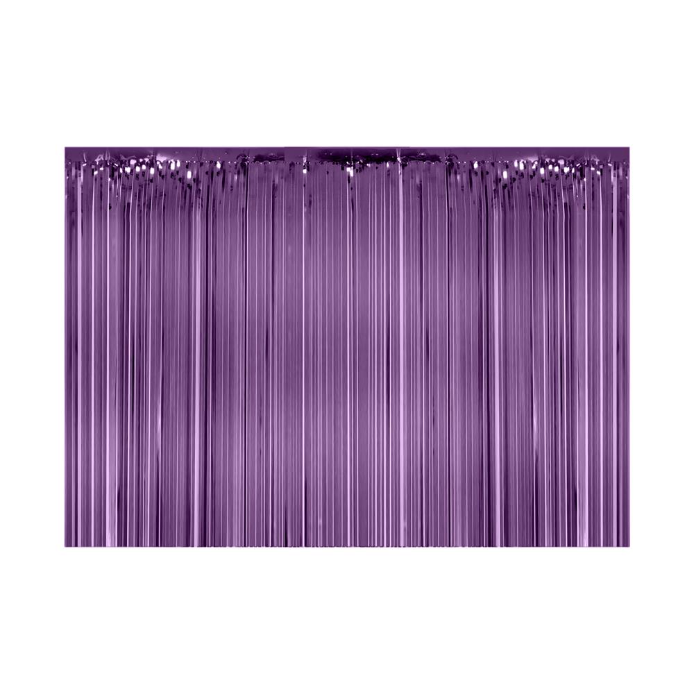 ม่านฟอยล์ตกแต่ง SNAZZ 63.5x90 ซม. สี PLUM