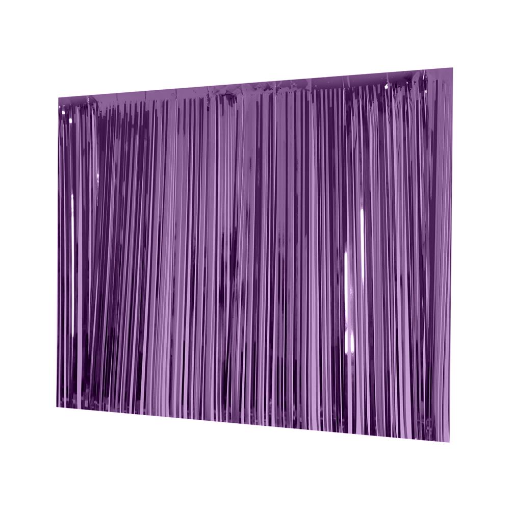 ม่านฟอยล์ตกแต่ง SNAZZ 63.5x90 ซม. สี PLUM