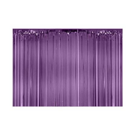 ม่านฟอยล์ตกแต่ง SNAZZ 63.5x90 ซม. สี PLUM_0