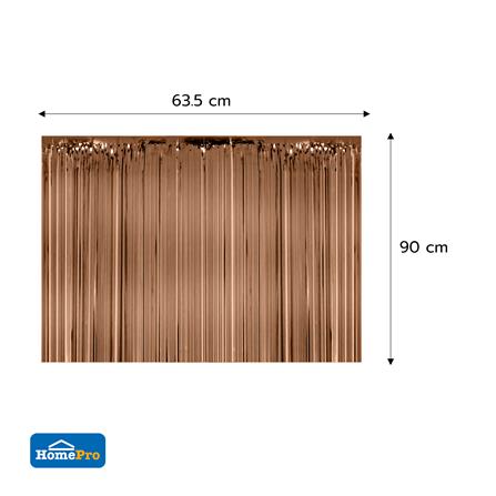 ม่านฟอยล์ตกแต่ง SNAZZ 63.5x90 ซม. สี COPPER_3