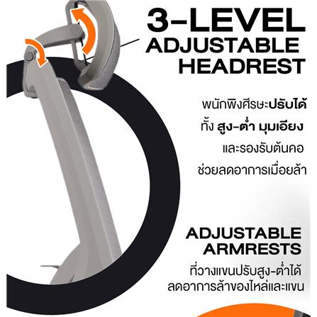 เก้าอี้สุขภาพ ERGOTREND OSLO สีดำ_6