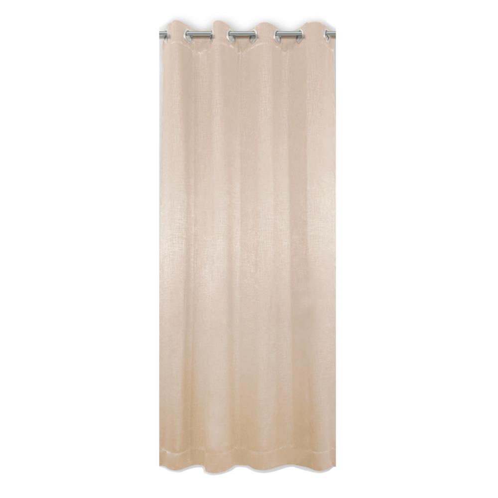 ผ้าม่าน EYELET HOME LIVING STYLE GRID UV 130x220 ซม. สีครีม