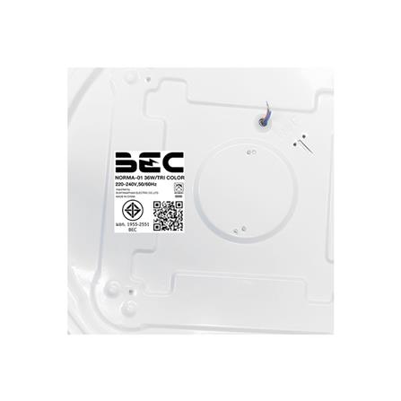 ไฟเพดาน LED BEC NORMA-01 15 นิ้ว 36 วัตต์ DAYLIGHT/COOL WHITE/WARM WHITE สีขาว_6