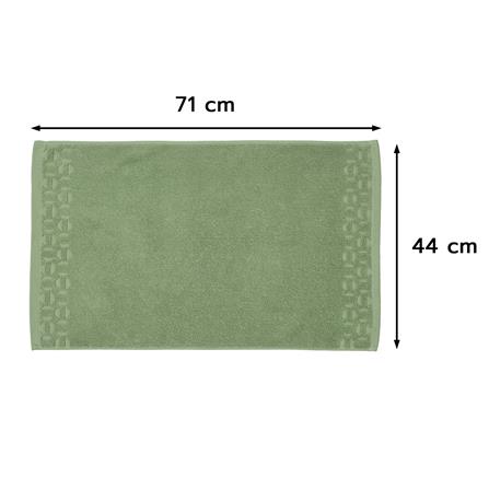 พรมขนหนู HOME LIVING STYLE ROCKET 17x28 นิ้ว สีเขียว_7