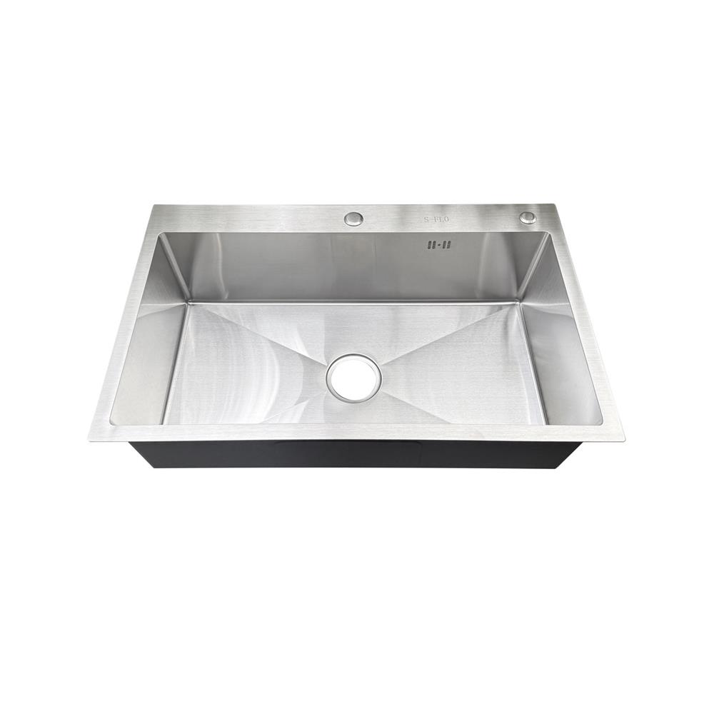 ซิงค์ฝัง 1 หลุม S-FLO NL0099 SF-21 8050ST สีเงิน