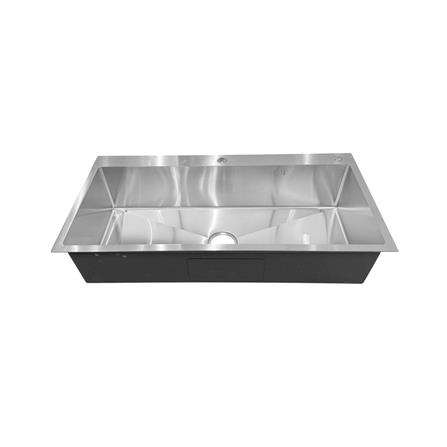 ซิงค์ฝัง 1 หลุม S-FLO NL0097 SF-21 10050ST สีเงิน_3