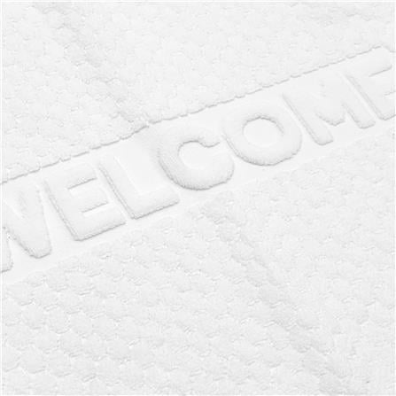 พรมขนหนู HOME LIVING STYLE WELL 17X28 นิ้ว สีขาว_2