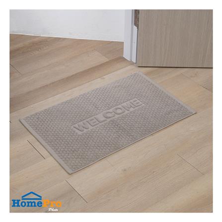 พรมขนหนู HOME LIVING STYLE WELL 17x28 นิ้ว สีเทา_5