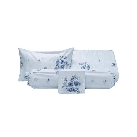 ชุดผ้าปูที่นอน 6 ฟุต (ชุด 5 ชิ้น) PICASSO CLASSIC สี ROSE GREY_1