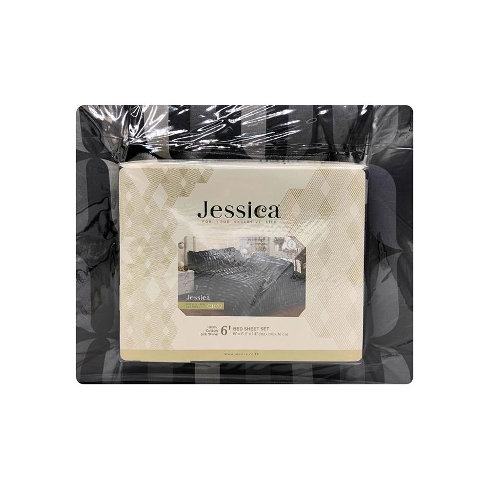 ชุดผ้าปูที่นอน 6 ฟุต (ชุด 6 ชิ้น) JESSICA COTTON 20254-C1072